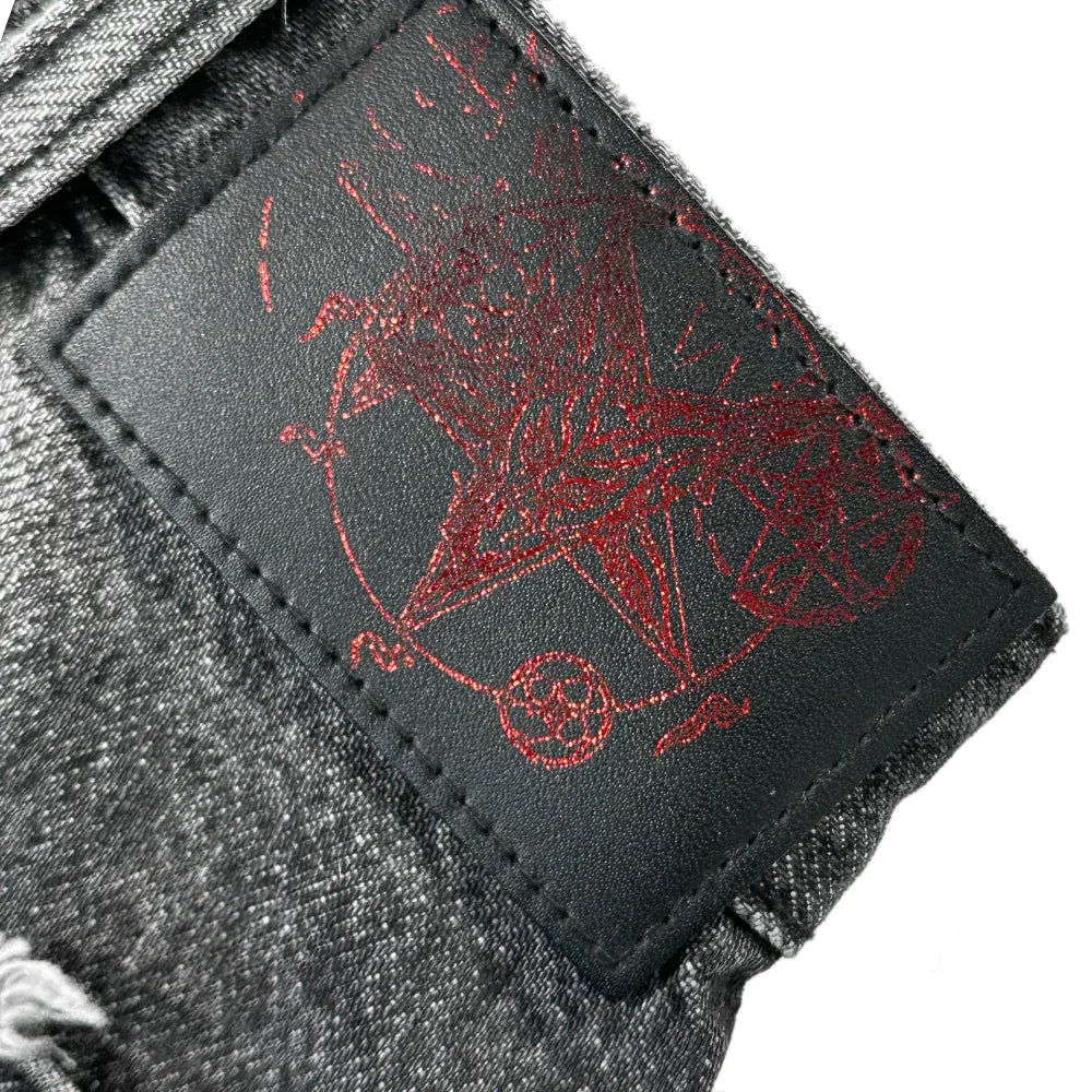 Japanese Washed Gray Wide Baggy Jeans - EMOstanceclub - VENTURER