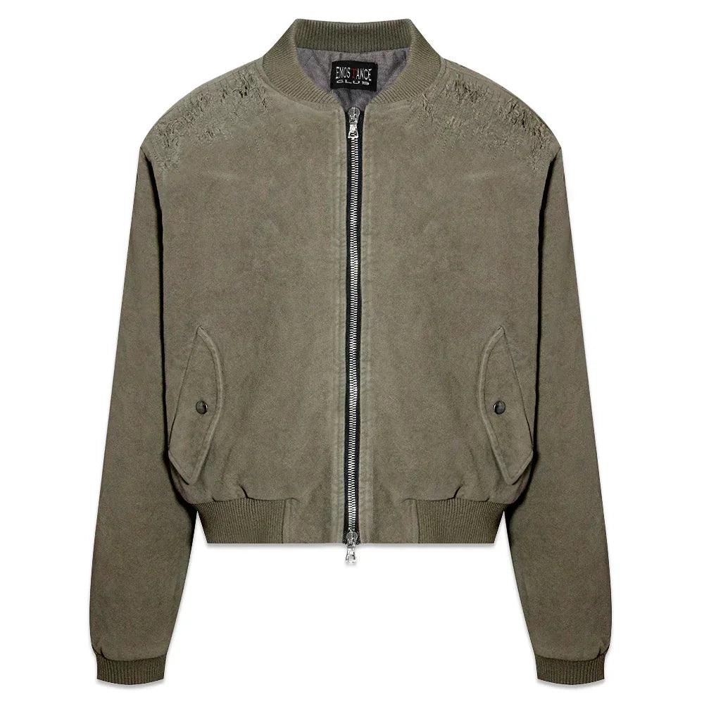 Moleskin Destroyed Bomber - EMOstanceclub - VENTURER