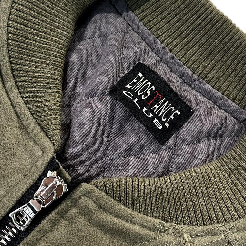 Moleskin Destroyed Bomber - EMOstanceclub - VENTURER