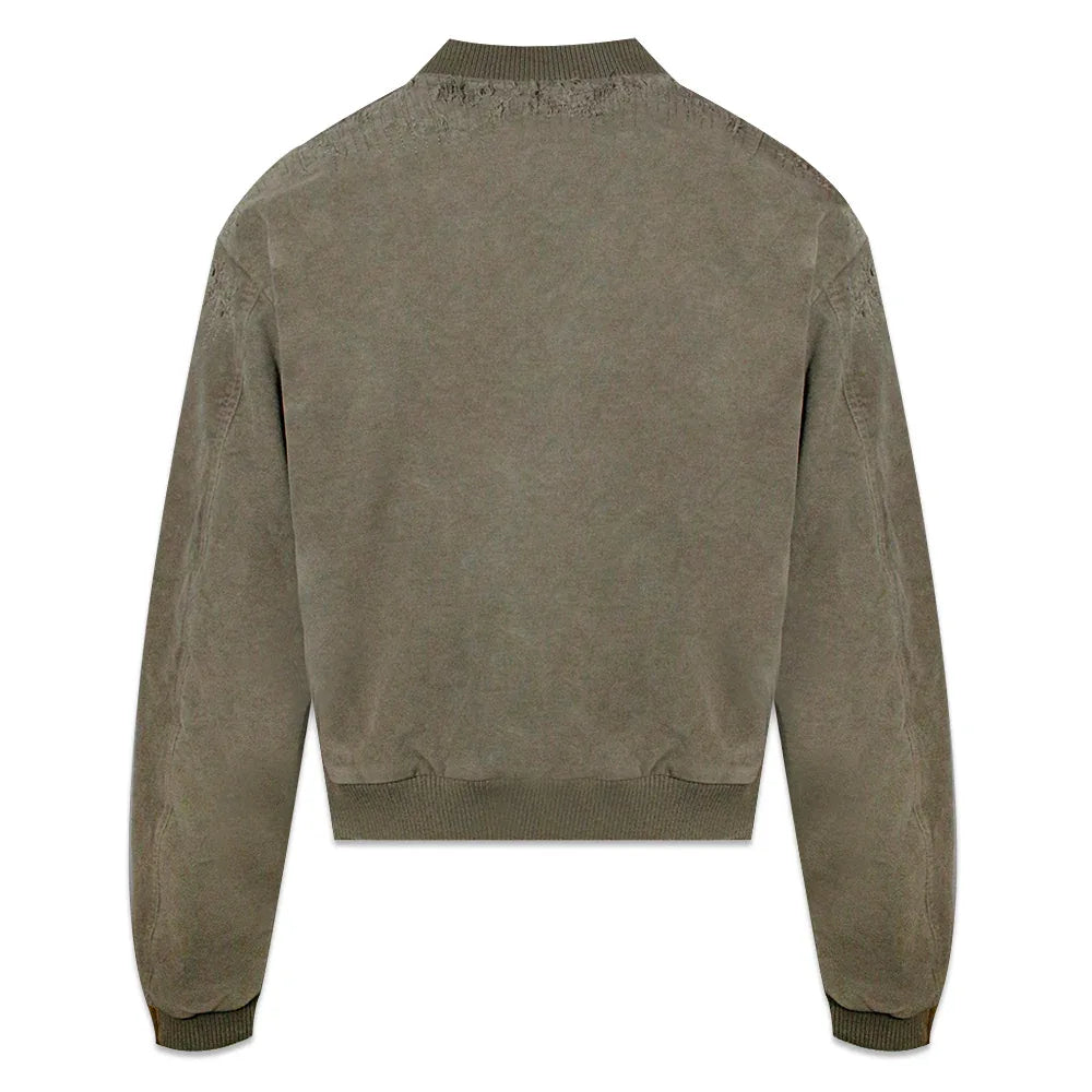 Moleskin Destroyed Bomber - EMOstanceclub - VENTURER