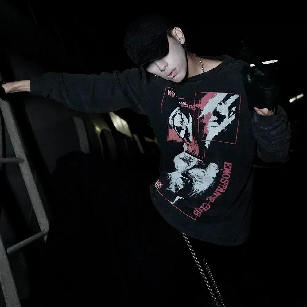 We Buy Meaning In Eyes LS Tee - EMOstanceclub - VENTURER