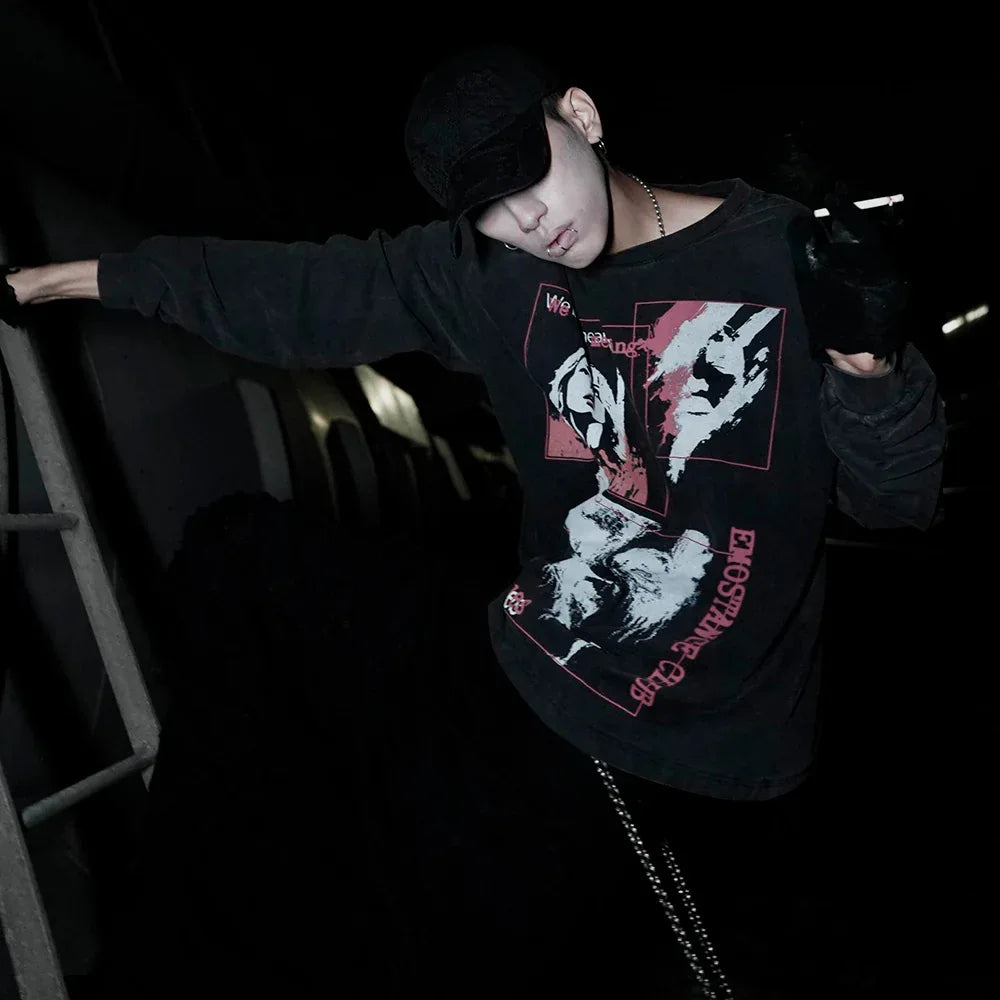 We Buy Meaning In Eyes LS Tee - EMOstanceclub - VENTURER