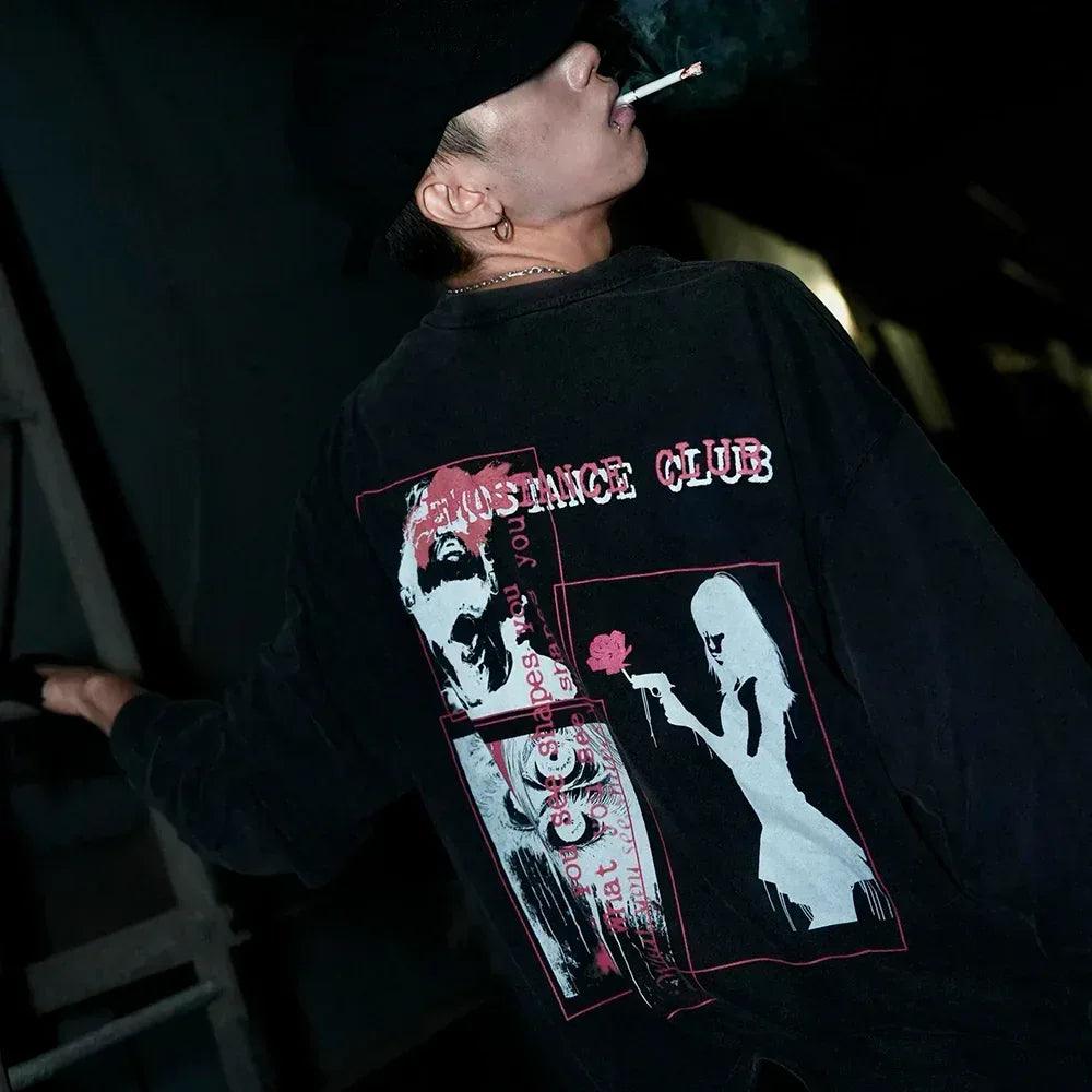 We Buy Meaning In Eyes LS Tee - EMOstanceclub - VENTURER