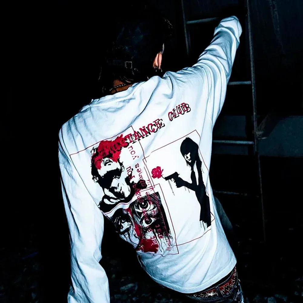 We Buy Meaning In Eyes LS Tee - EMOstanceclub - VENTURER