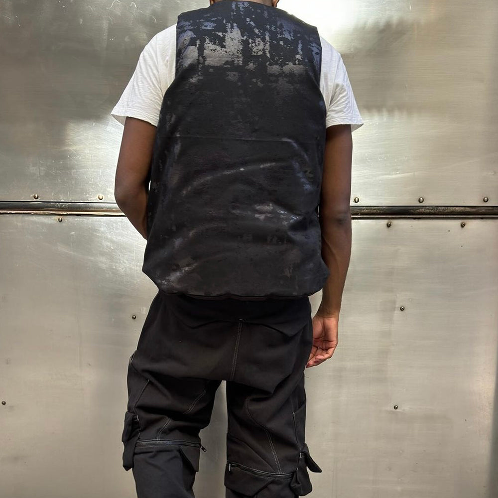 Cropped Cargo Vest