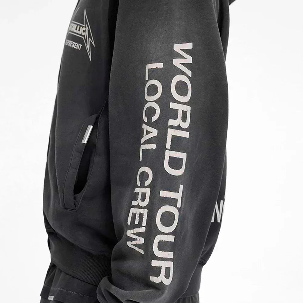 Metallica 40 Year Anniversary Zip Hoodie - REPRESENT - VENTURER