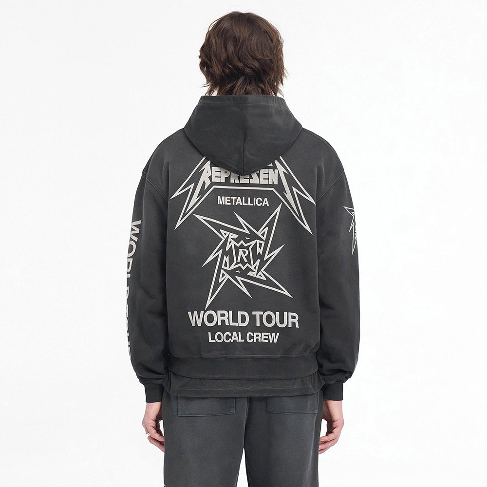 Metallica 40 Year Anniversary Zip Hoodie - REPRESENT - VENTURER