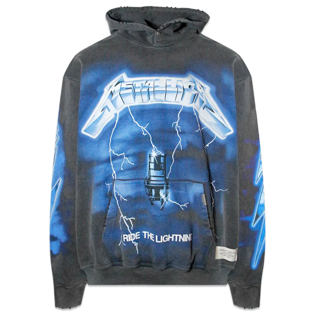 Metallica Ride The Lightning Hoodie - REPRESENT - VENTURER