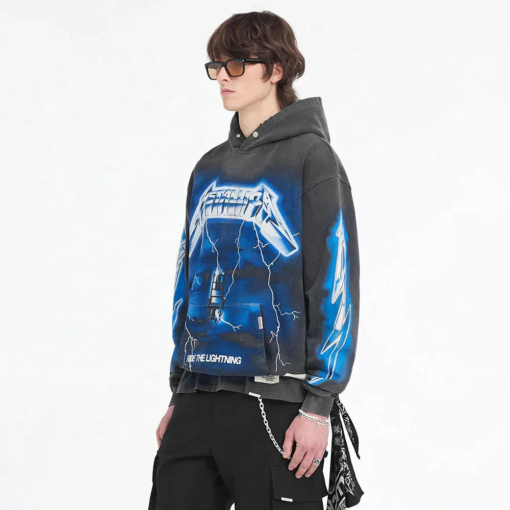 Metallica Ride The Lightning Hoodie - REPRESENT - VENTURER