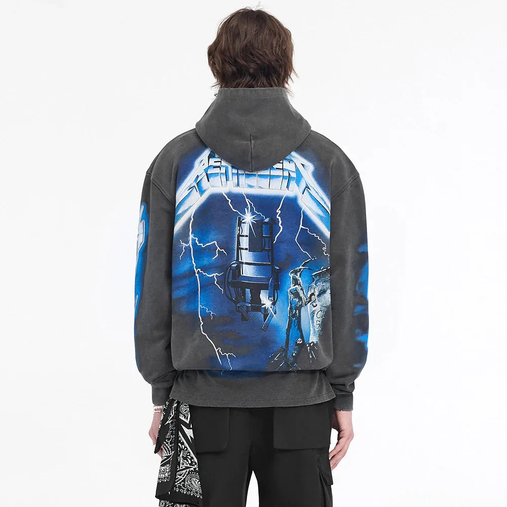 Metallica Ride The Lightning Hoodie - REPRESENT - VENTURER