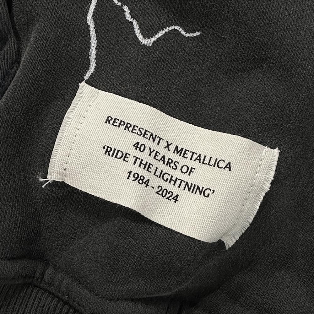 Metallica Ride The Lightning Hoodie - REPRESENT - VENTURER