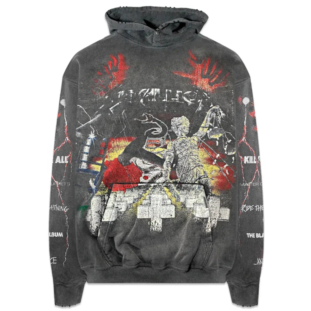 Metallica Master Of Puppets Hoodie - REPRESENT - VENTURER