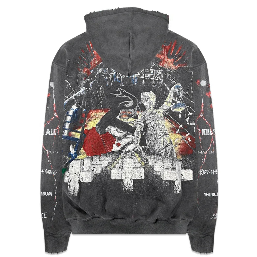 Metallica Master Of Puppets Hoodie - REPRESENT - VENTURER