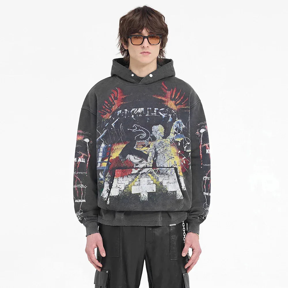 Metallica Master Of Puppets Hoodie - REPRESENT - VENTURER