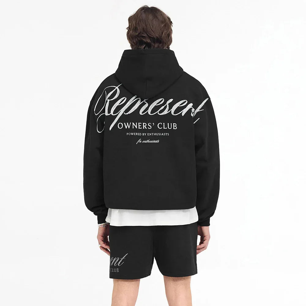 Owners Club Script Hoodie - REPRESENT - VENTURER