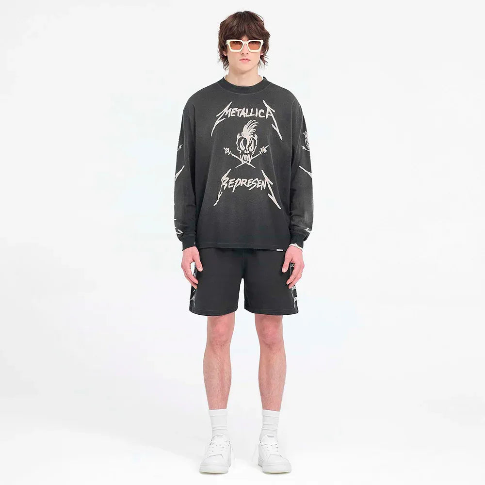 Metallica Garage Inc LS T-Shirt - REPRESENT - VENTURER