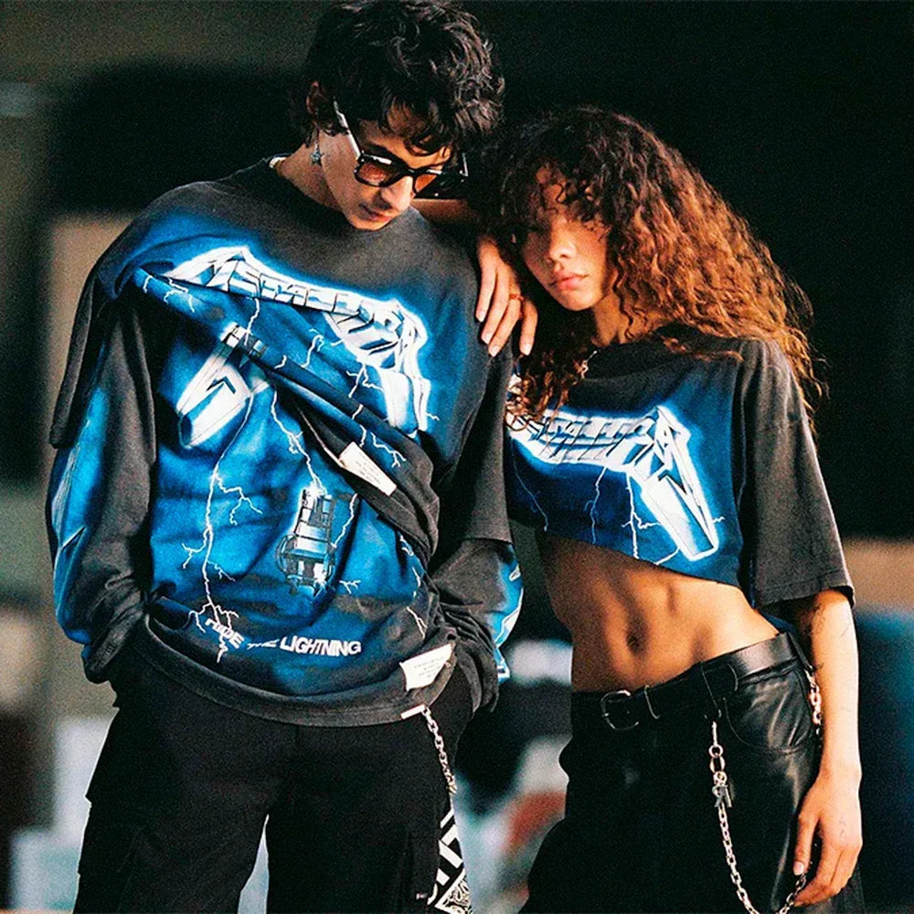 Metallica Ride The Lightning T-Shirt - REPRESENT - VENTURER