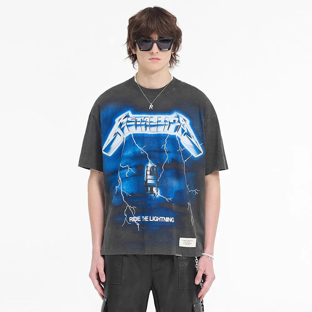 Metallica Ride The Lightning T-Shirt - REPRESENT - VENTURER