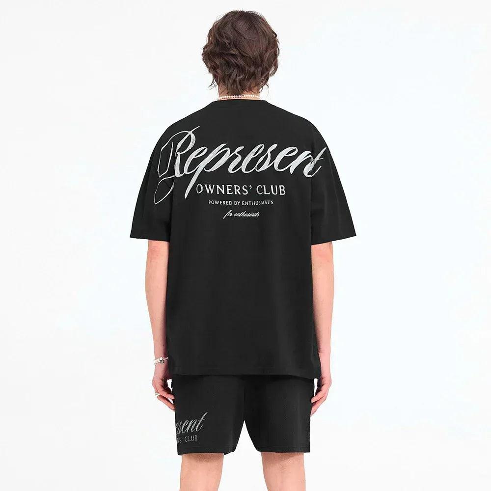 Owners Club Script T-Shirt - REPRESENT - VENTURER