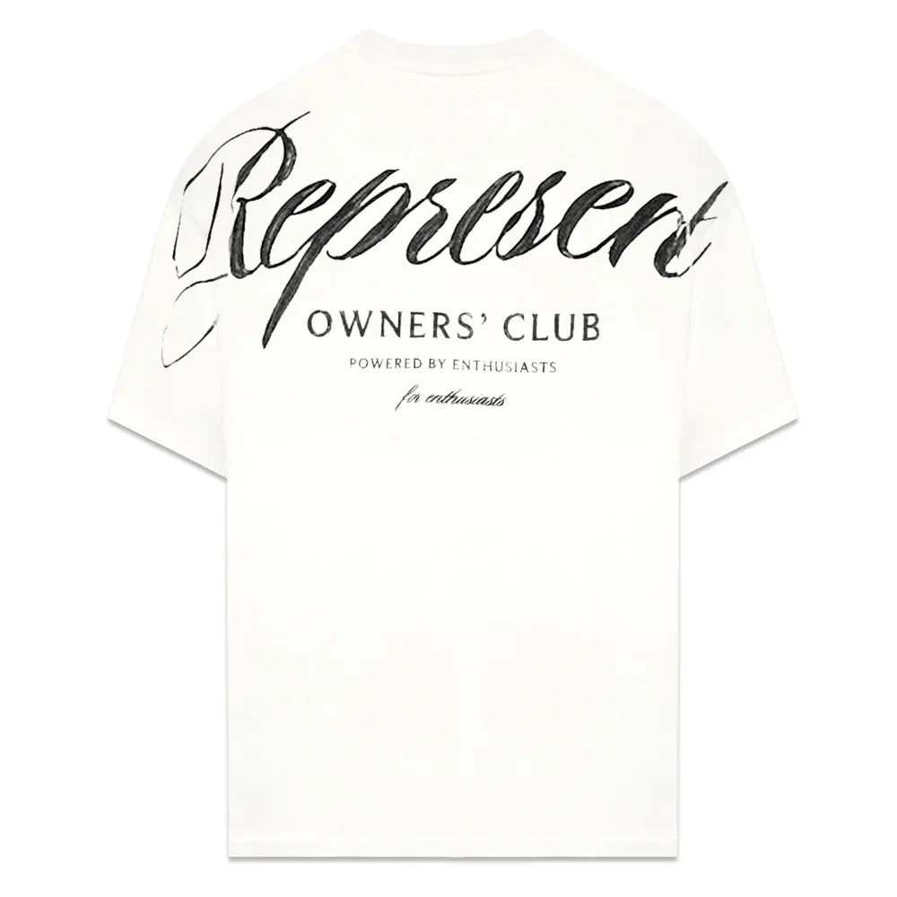 Owners Club Script T-Shirt - REPRESENT - VENTURER