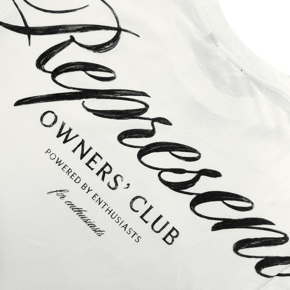 Owners Club Script T-Shirt - REPRESENT - VENTURER