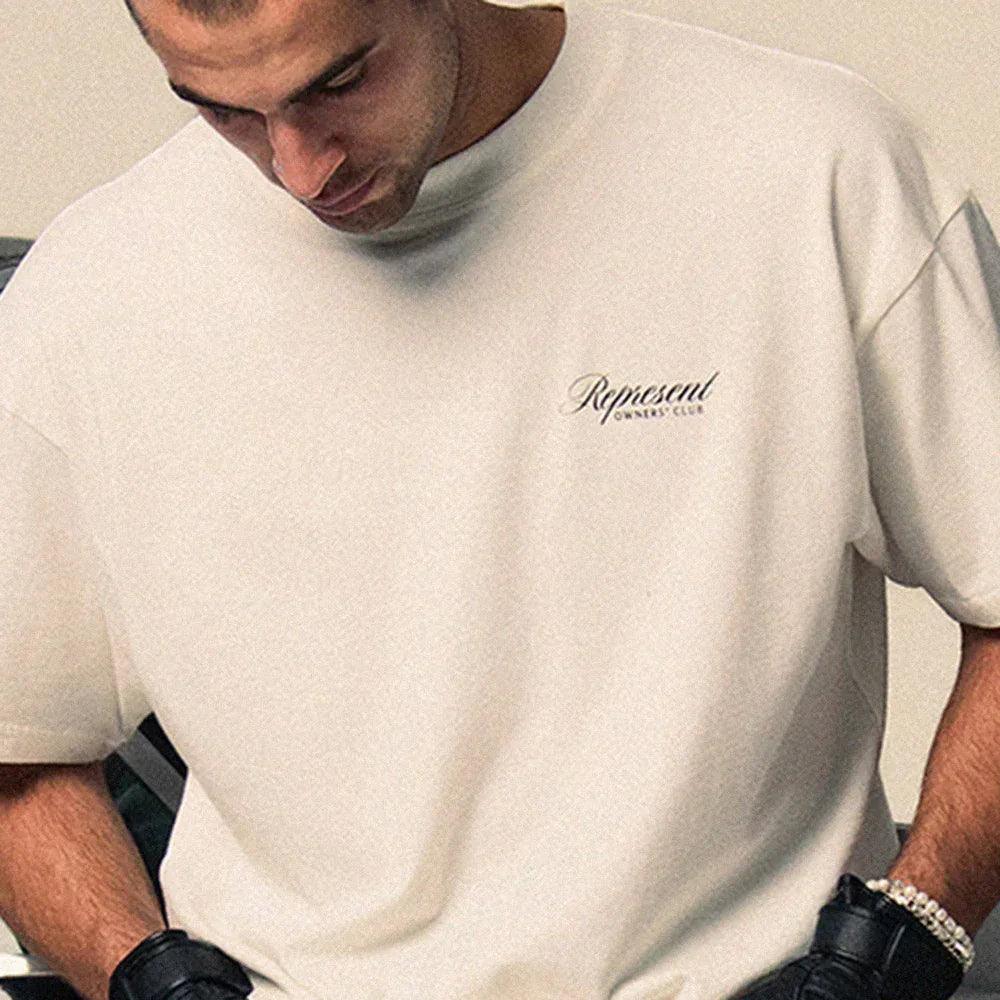 Owners Club Script T-Shirt - REPRESENT - VENTURER