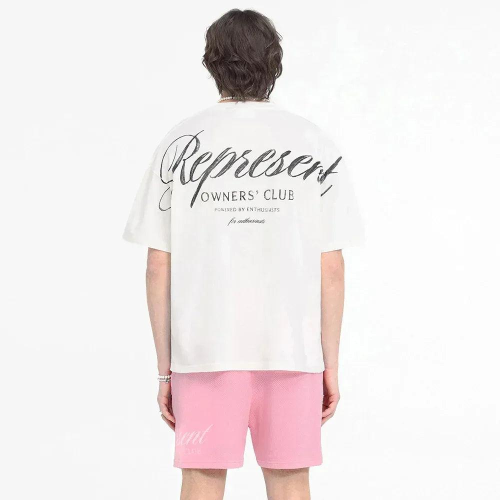Owners Club Script T-Shirt - REPRESENT - VENTURER