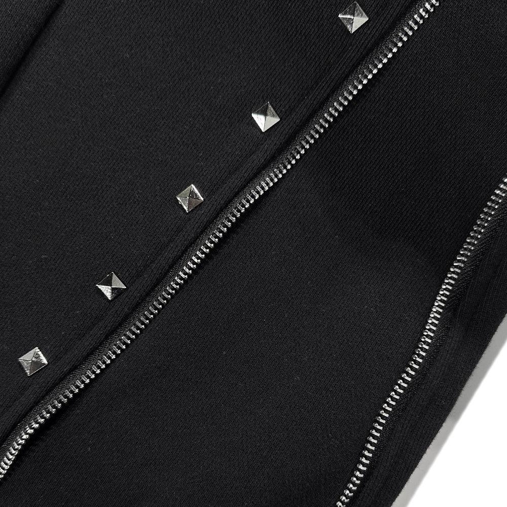 Studded Triple Zip Flared Sweatpants - DEMIK EXCLUSIVES - VENTURER