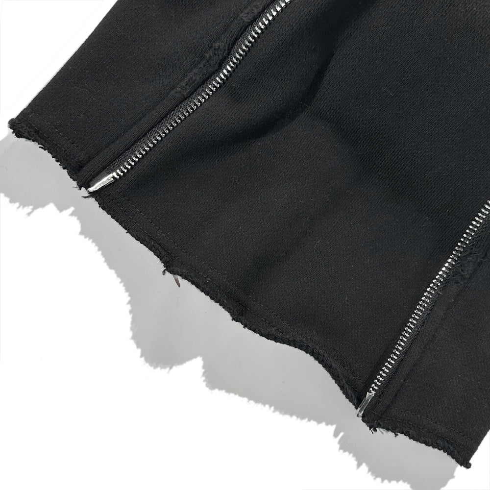 Stealth Triple Zip Flared Sweatpants