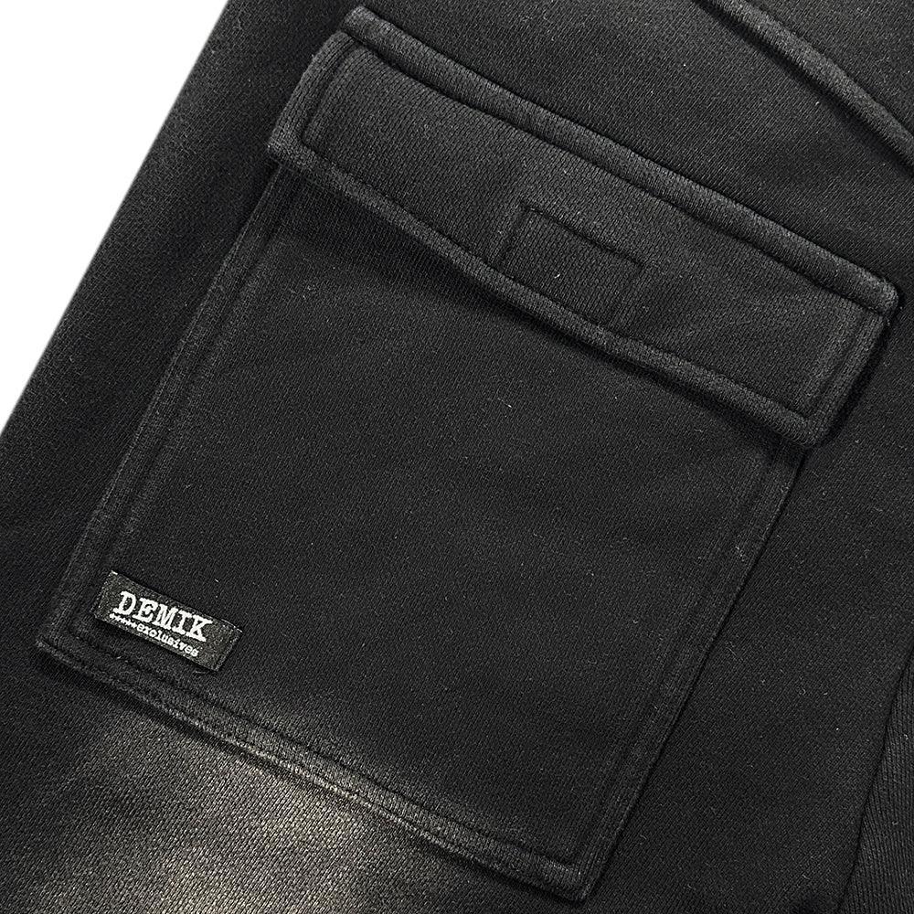 Onyx Triple Zip Flared Sweatpants - DEMIK EXCLUSIVES - VENTURER