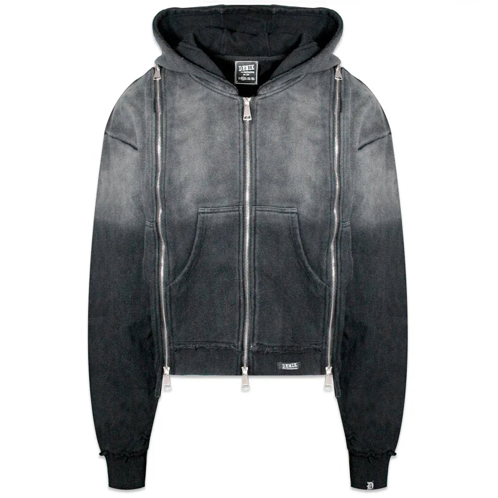 Onyx Triple Zip Hoodie - DEMIK EXCLUSIVES - VENTURER