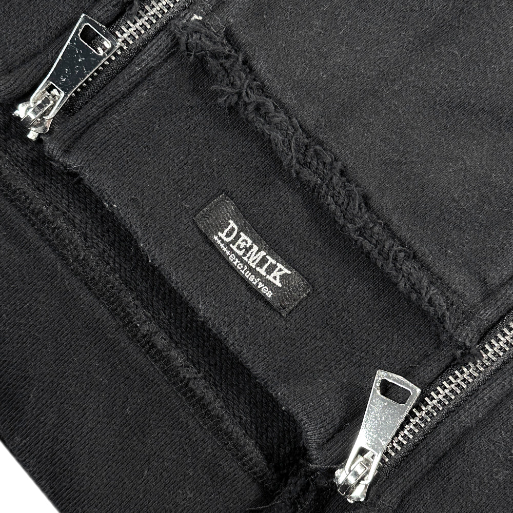 Onyx Triple Zip Hoodie