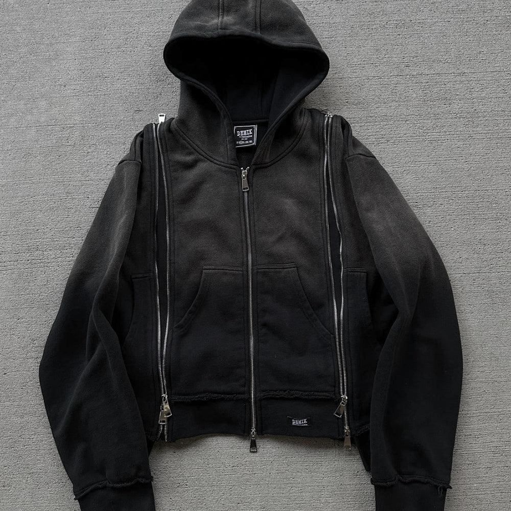 Onyx Triple Zip Hoodie - DEMIK EXCLUSIVES - VENTURER