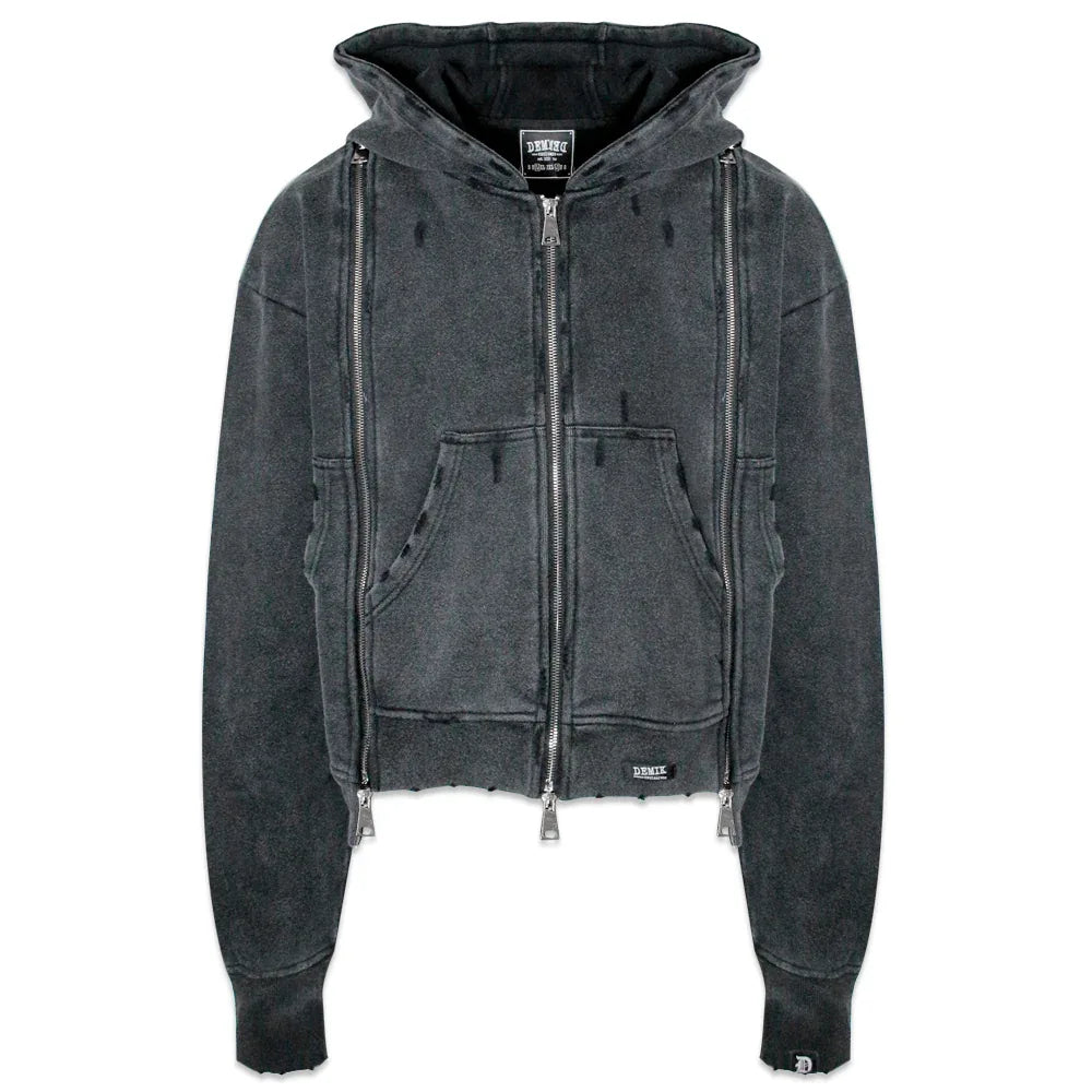 Shadow Triple Zip Hoodie - DEMIK EXCLUSIVES - VENTURER