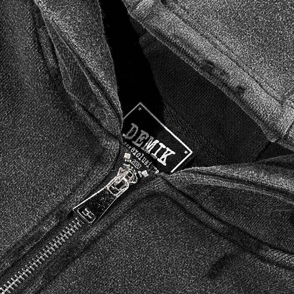Shadow Triple Zip Hoodie - DEMIK EXCLUSIVES - VENTURER