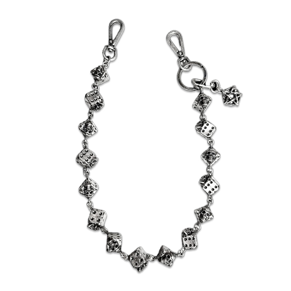 Skull Dice 15 Link Chain