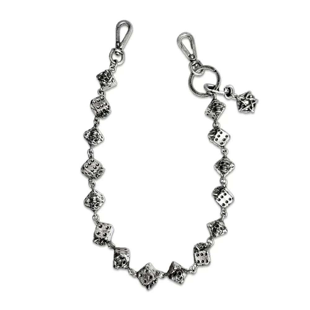 Skull Dice 15 Link Chain - EMOstanceclub - VENTURER
