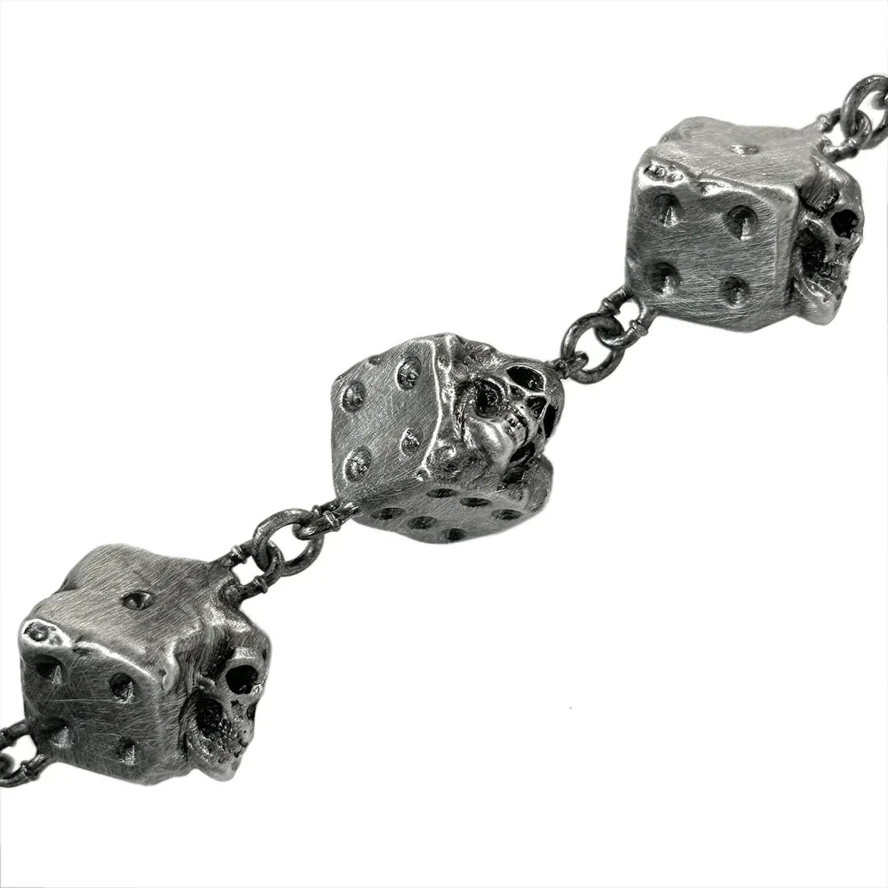 Skull Dice 15 Link Chain - EMOstanceclub - VENTURER