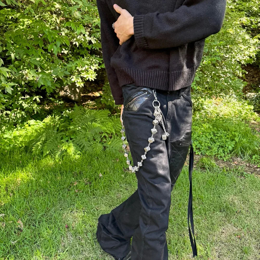 Skull Dice 15 Link Chain - EMOstanceclub - VENTURER