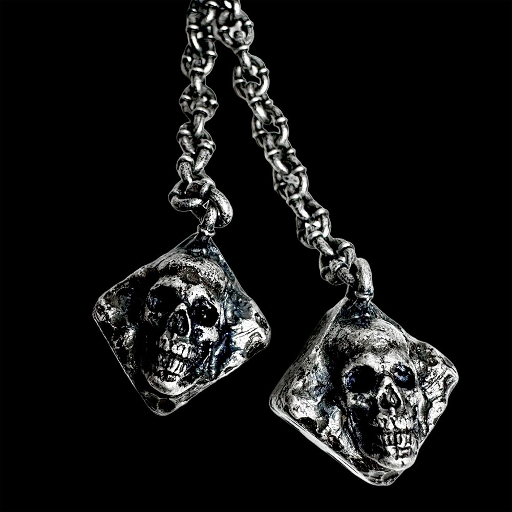 Skull Dice Keyring