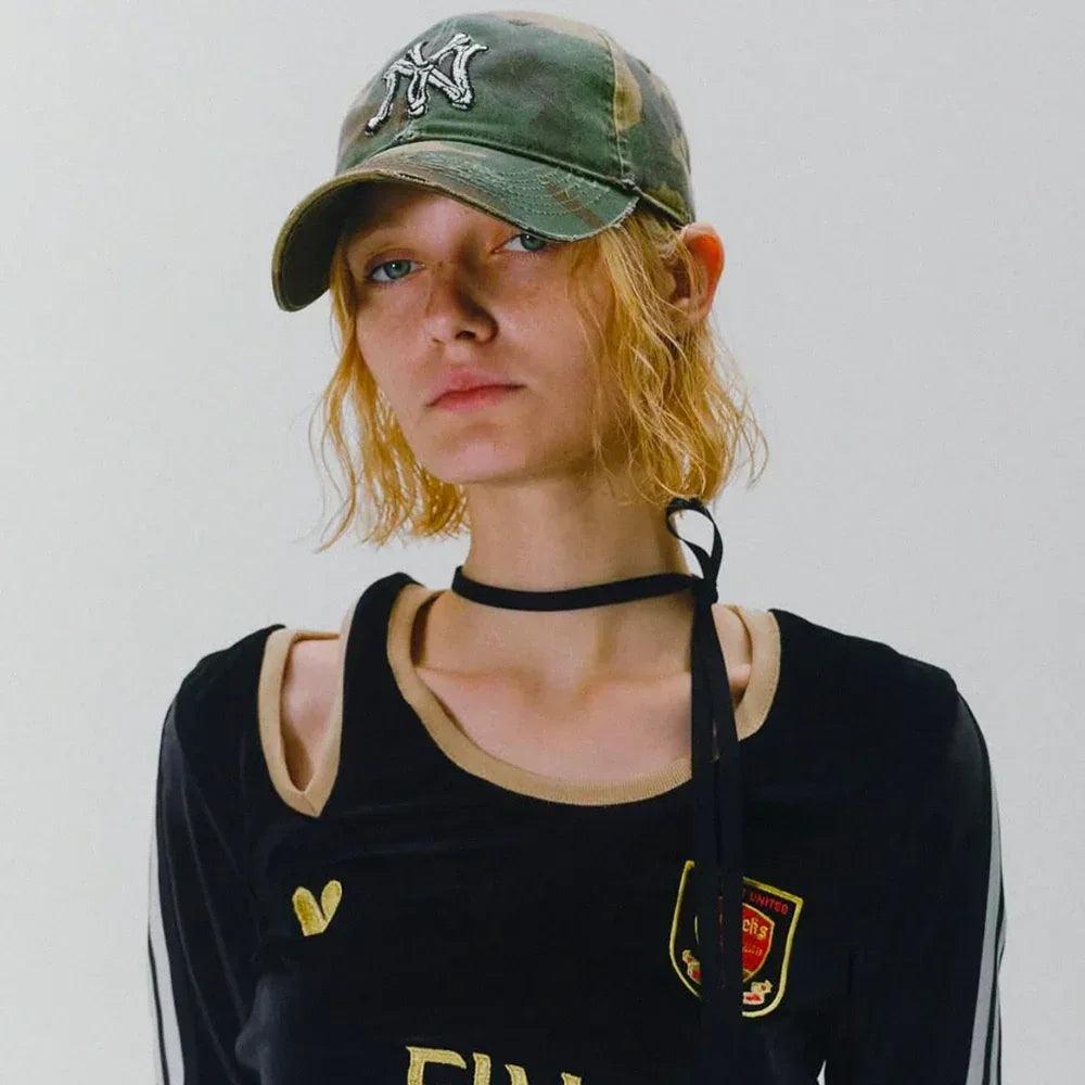 F.M.C.D Bone New York Vintage Washed Camo Cap - BASICKS - VENTURER