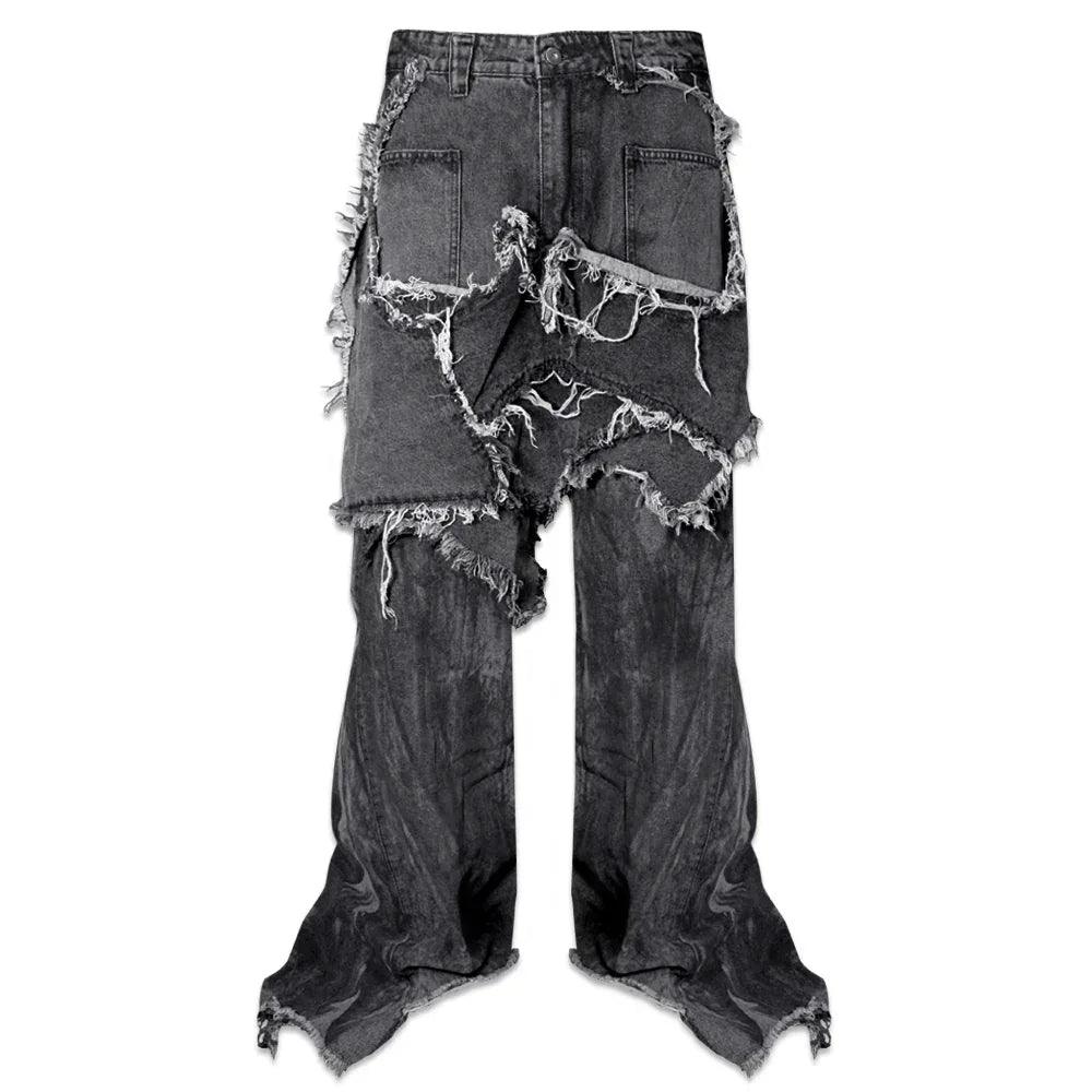 Osama Gray Dirty Skirt Pants - COZY WORLDWIDE - VENTURER