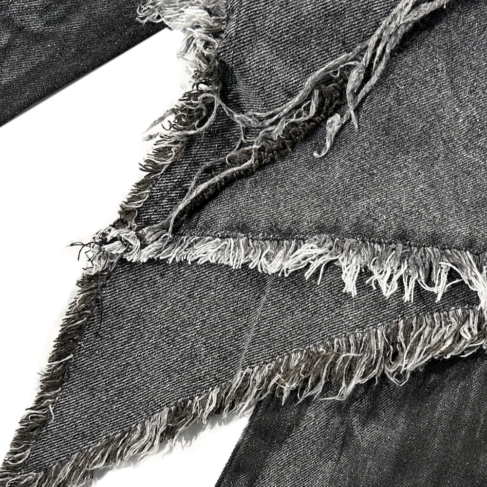 Osama Gray Dirty Skirt Pants