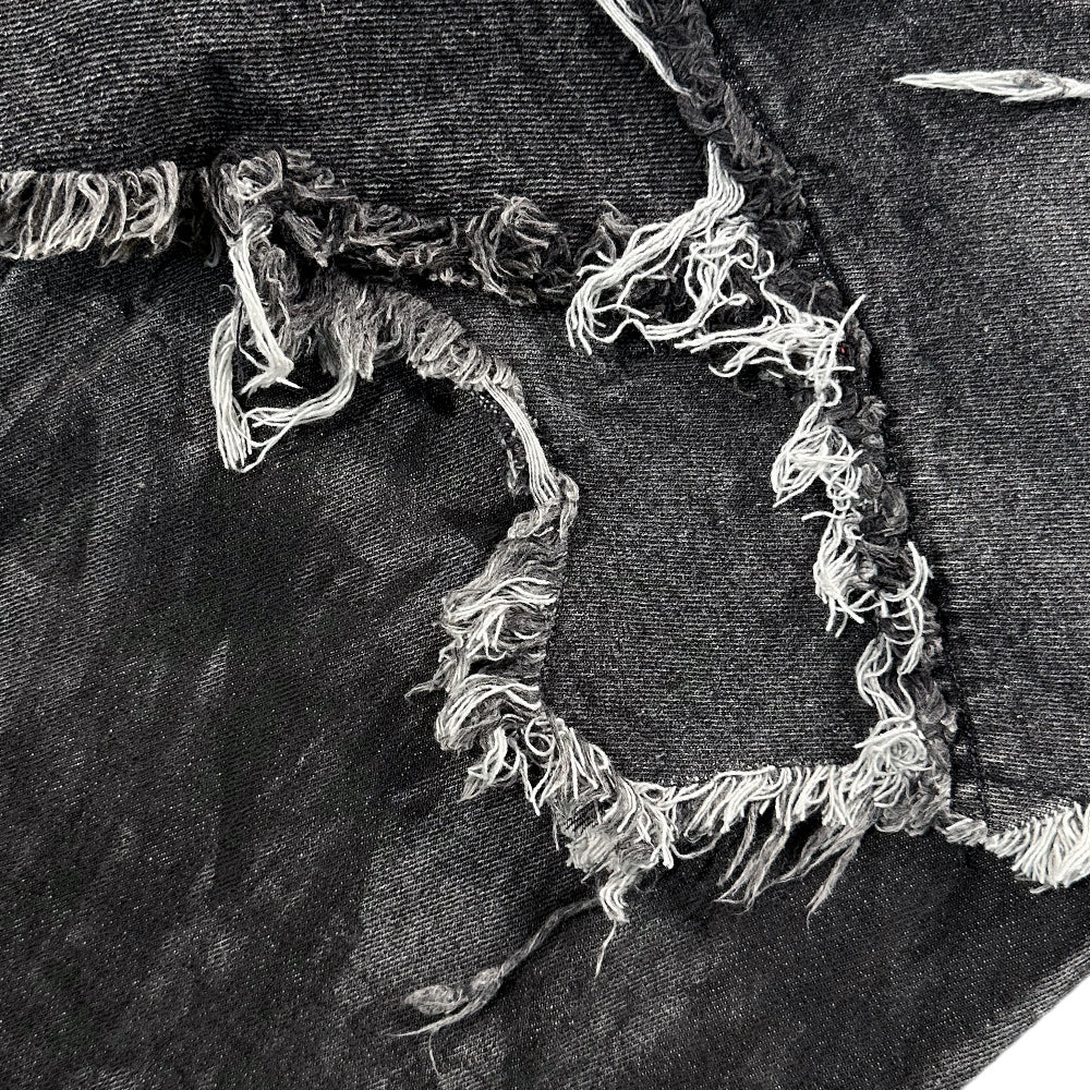 Osama Gray Dirty Skirt Pants