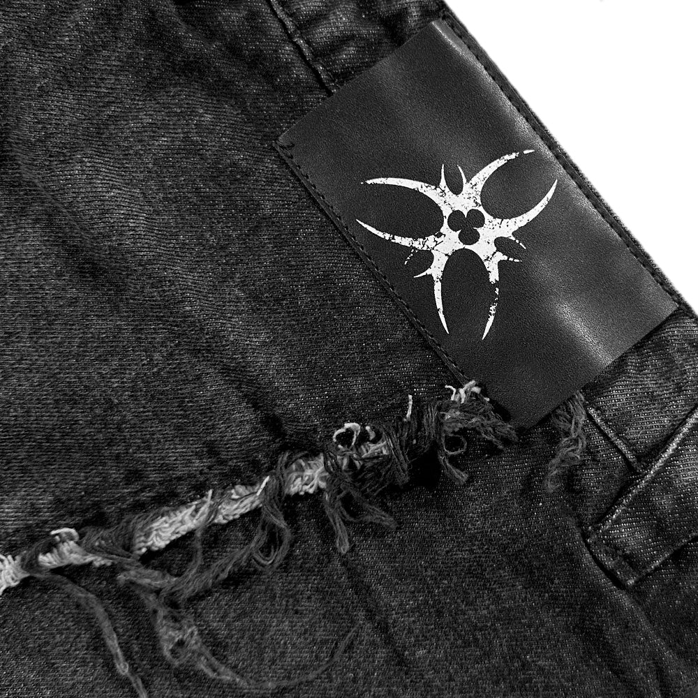 Osama Gray Dirty Skirt Pants