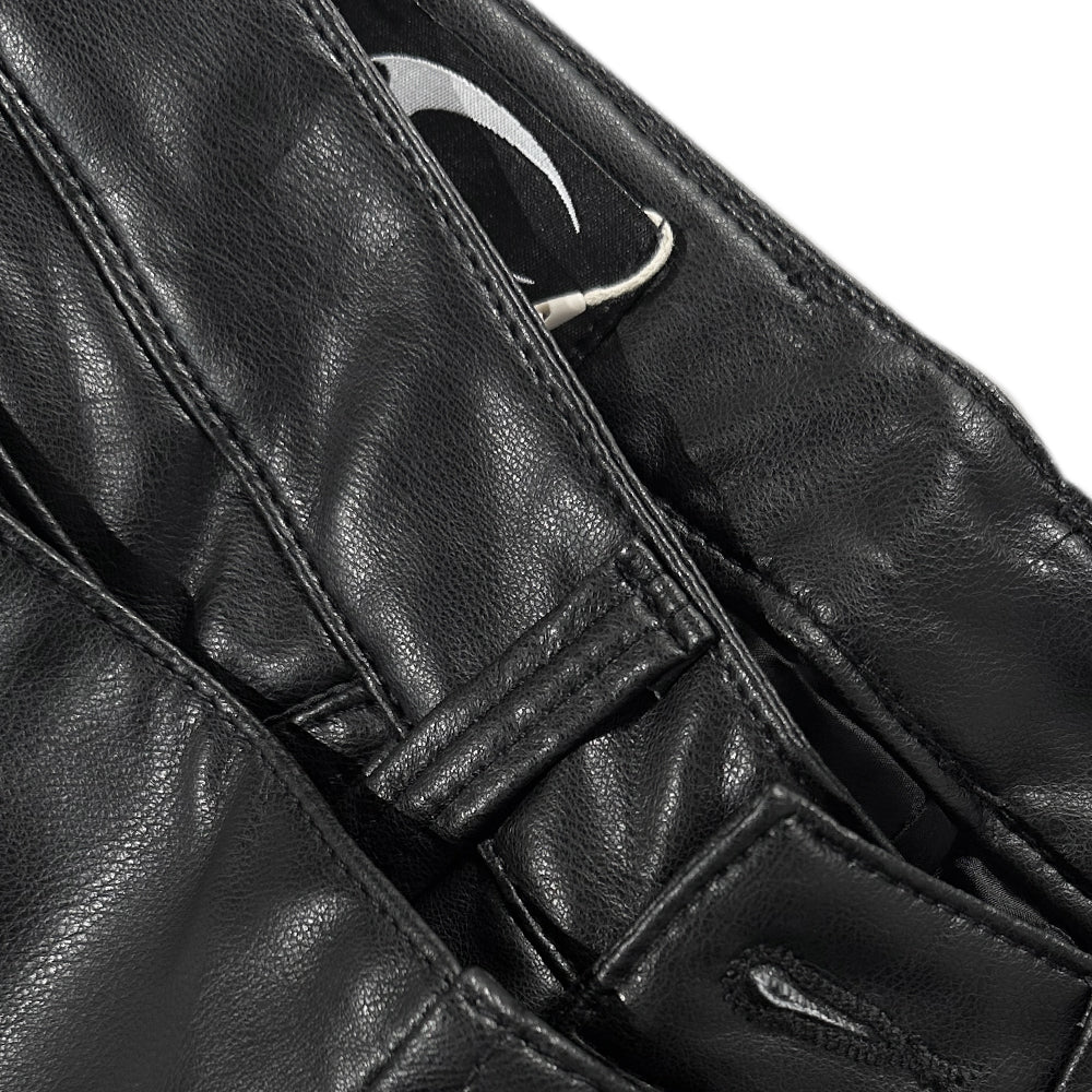 Chaos Dream Leather Skirt Pants