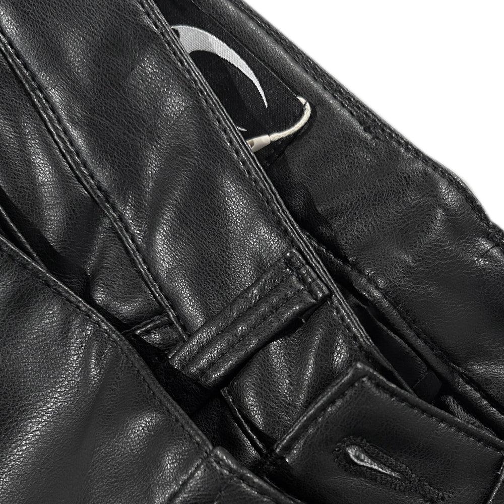 Chaos Dream Leather Skirt Pants - COZY WORLDWIDE - VENTURER