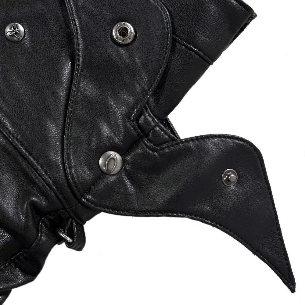 Chaos Dream Leather Skirt Pants - COZY WORLDWIDE - VENTURER