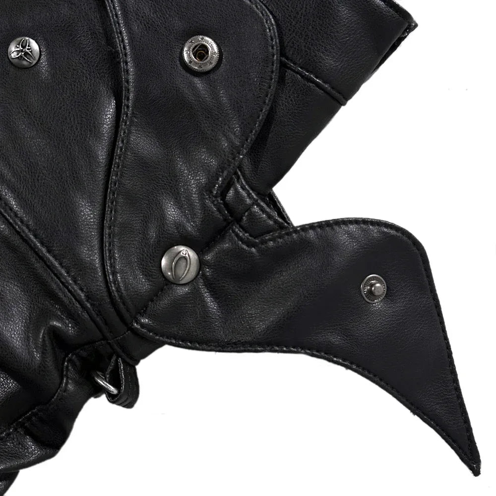 Chaos Dream Leather Skirt Pants - COZY WORLDWIDE - VENTURER