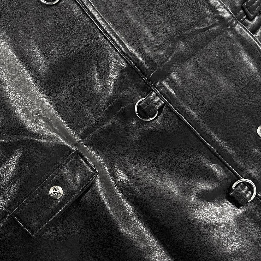 Chaos Dream Leather Skirt Pants - COZY WORLDWIDE - VENTURER